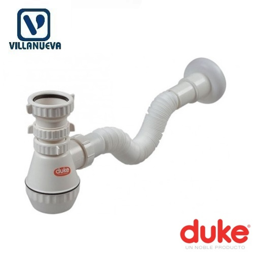 SIFON SIMPLE PVC  DUKE AJUSTABLE OFERTA